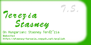 terezia stasney business card